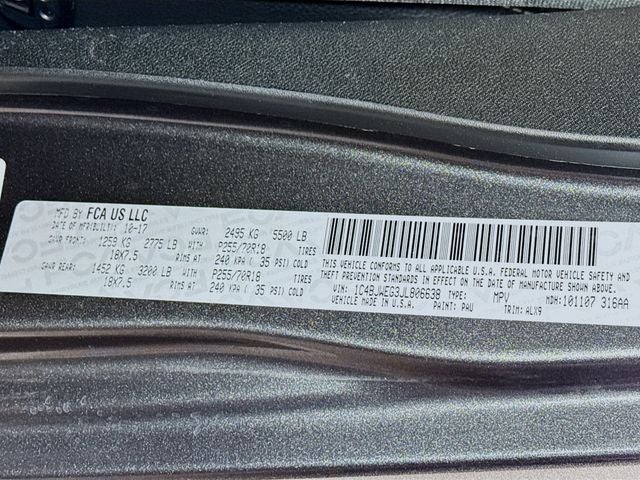 2018 Jeep Wrangler JK Unlimited Sahara