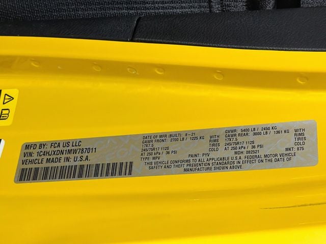 2021 Jeep Wrangler Unlimited Sport S