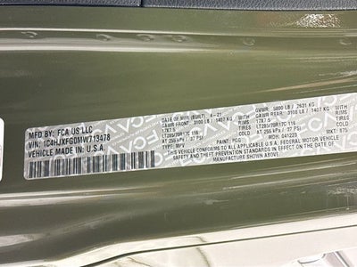 2021 Jeep Wrangler Unlimited Rubicon