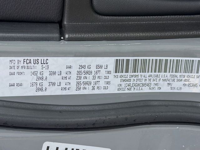 2019 Jeep Grand Cherokee Altitude