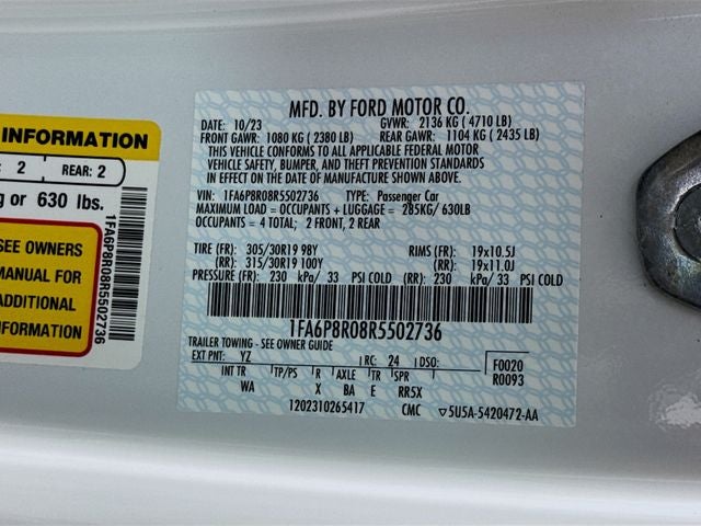 2024 Ford Mustang Dark Horse