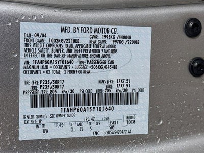 2005 Ford Thunderbird Base