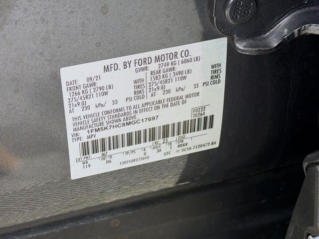 2021 Ford Explorer Platinum