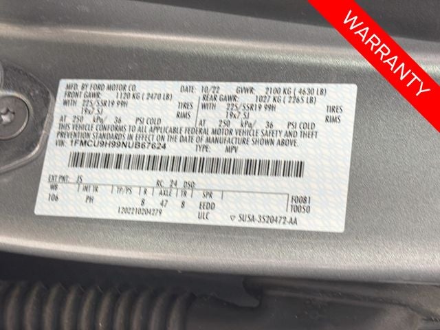 2022 Ford Escape SEL