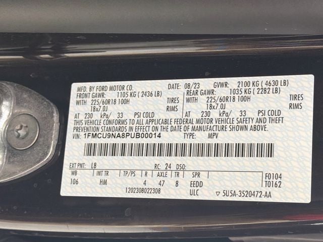 2023 Ford Escape ST-Line Select