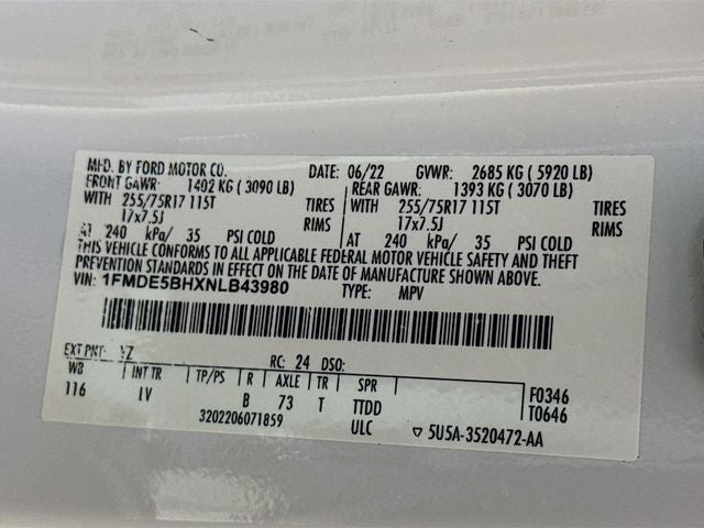 2022 Ford Bronco Big Bend