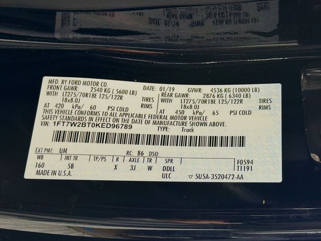 2019 Ford F-250SD Lariat Black Ops