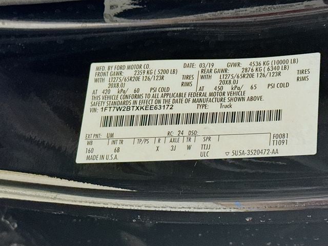 2019 Ford F-250SD Lariat