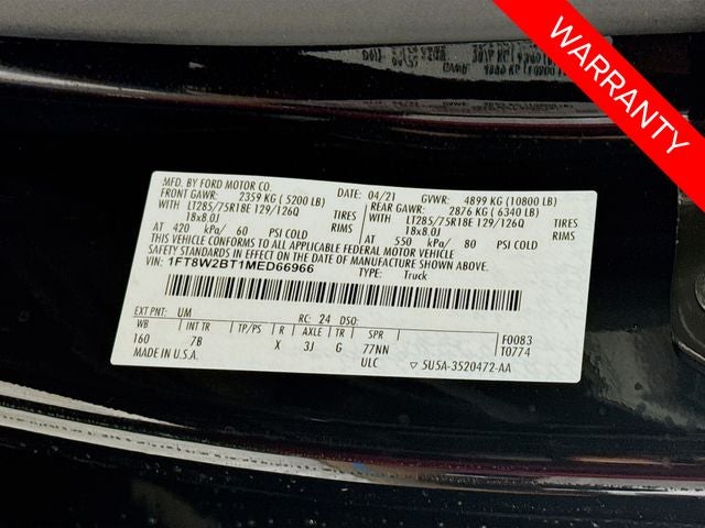 2021 Ford F-250SD Platinum