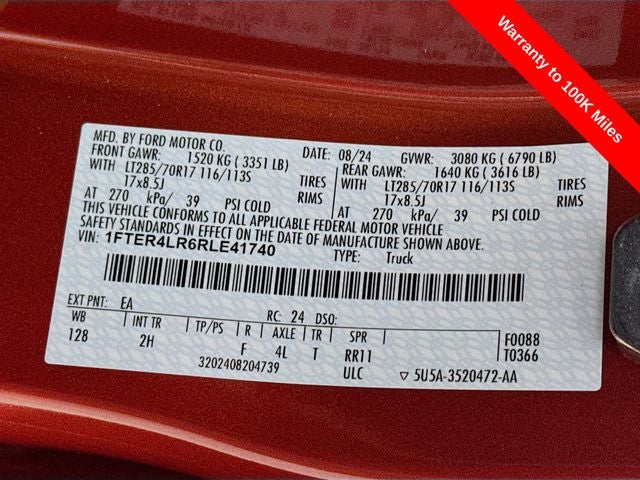 2024 Ford Ranger Raptor