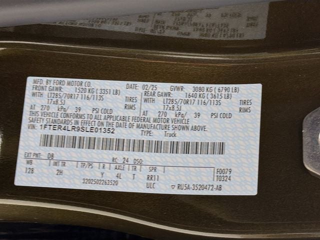 2025 Ford Ranger Raptor