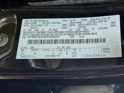 2019 Ford F-150 Limited