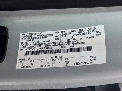 2017 Ford F-150 Raptor