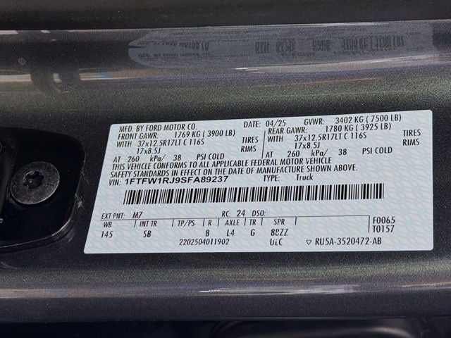 2025 Ford F-150 Raptor