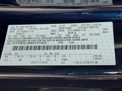 2025 Ford F-150 XLT Black Widow Super Charged