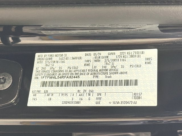 2024 Ford F-150 Tremor