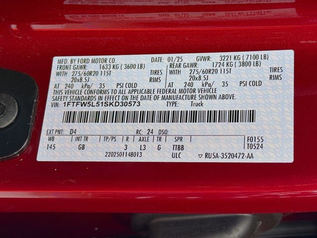 2025 Ford F-150 Lariat