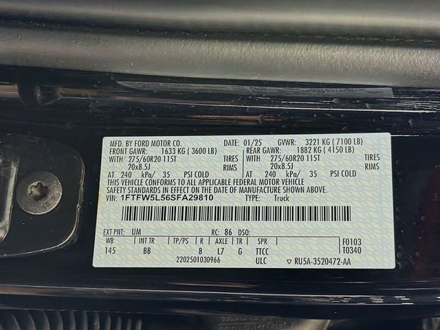2025 Ford F-150 Lariat SPEC R SUPERCHARGED