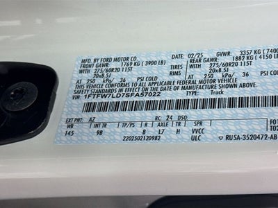 2025 Ford F-150 Platinum