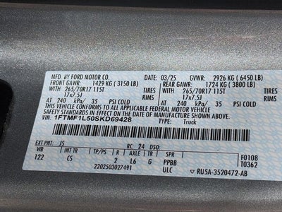 2025 Ford F-150 XL Supercharged