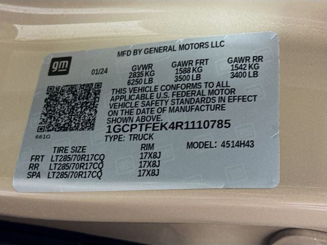 2024 Chevrolet Colorado ZR2