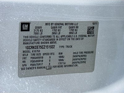 2012 Chevrolet Silverado 1500 LT