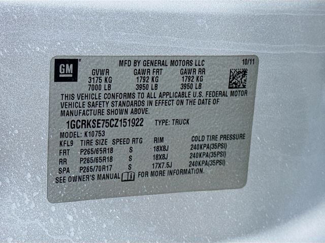 2012 Chevrolet Silverado 1500 LT