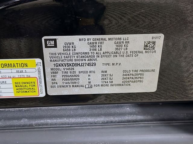 2017 GMC Acadia Limited Limited