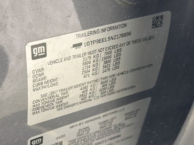 2022 GMC Sierra 1500 Limited AT4