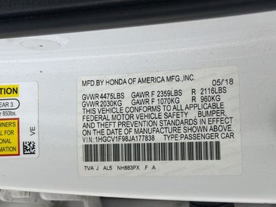 2018 Honda Accord Touring