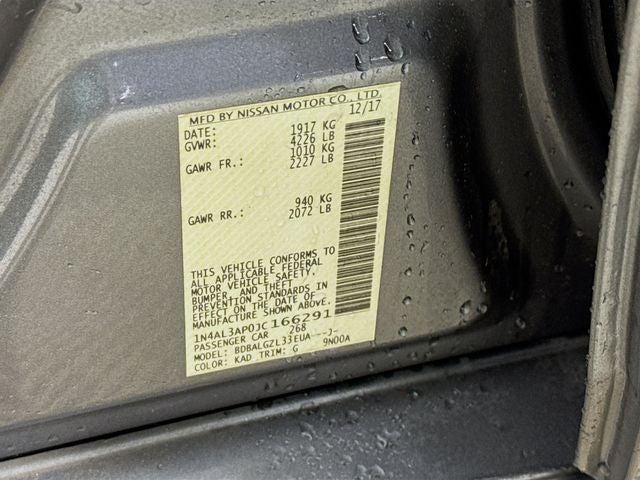 2018 Nissan Altima 2.5 S