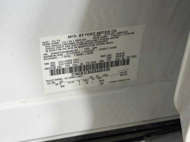 2019 Ford Flex SEL