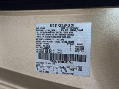 1999 Ford Windstar SE