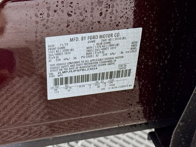 2023 Lincoln Nautilus Black Label