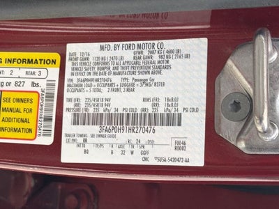 2017 Ford Fusion SE