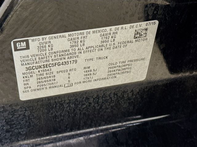 2015 Chevrolet Silverado 1500 LTZ 2LZ