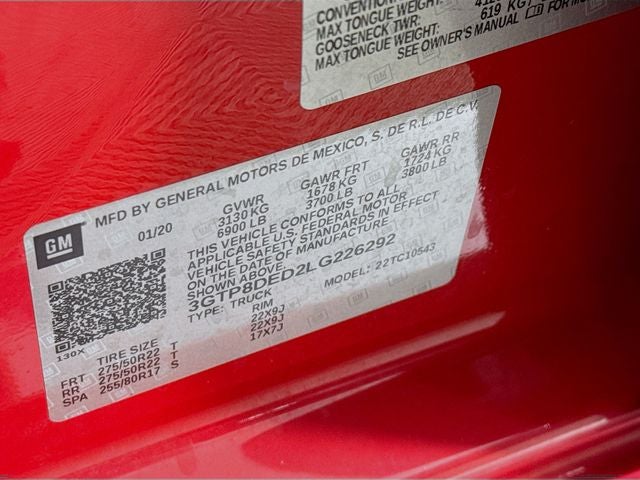 2020 GMC Sierra 1500 SLT