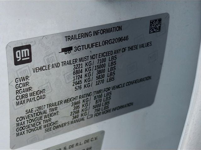 2024 GMC Sierra 1500 AT4X