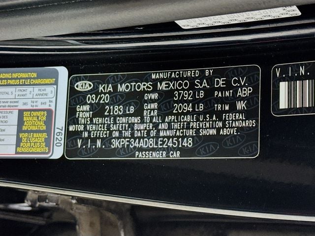 2020 Kia Forte GT-Line