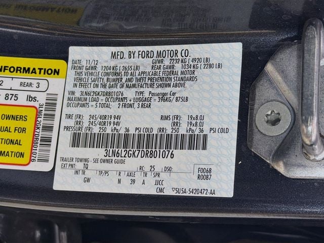 2013 Lincoln MKZ Base