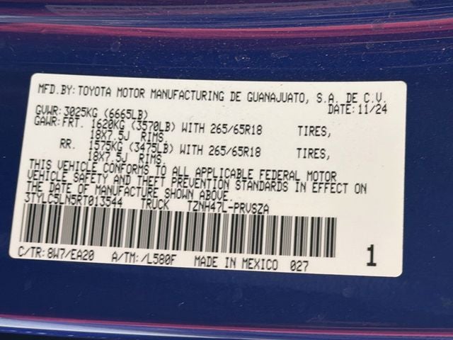 2024 Toyota Tacoma Hybrid TRD Sport
