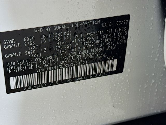 2022 Subaru Outback Wilderness