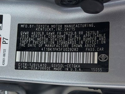2015 Toyota Camry XLE