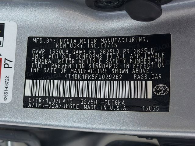 2015 Toyota Camry XLE