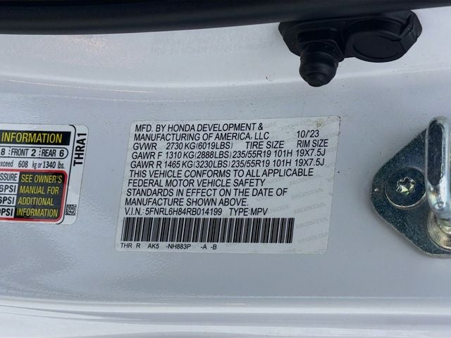 2024 Honda Odyssey Touring