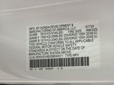 2025 Honda Pilot Elite