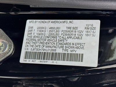 2017 Acura RDX Advance Package