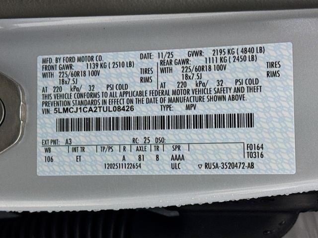 2026 Lincoln Corsair Premiere