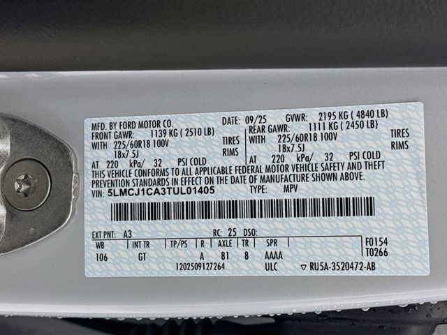 2026 Lincoln Corsair Premiere