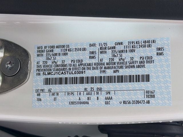 2026 Lincoln Corsair Premiere